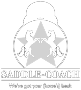 Logo Saddle-coach wit schaduw